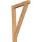 Ekena Millwork Traditional Craftsman Smooth Outlooker, Western Red Cedar, 5 1/2"W x 34"D x 46"H OUT06X34X46TRA04SWR - alternate 1